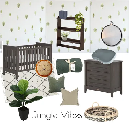 Jungle Nursery Interior Design Mood Board by Michelle Green on Style Sourcebook