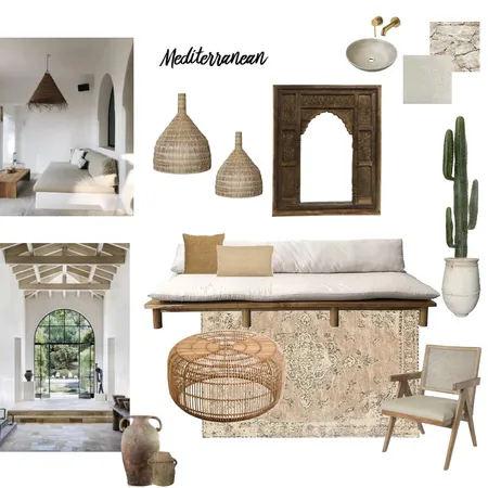 Modern Mediterranean Interior Design Mood Board by tenfoldsinteriors on Style Sourcebook
