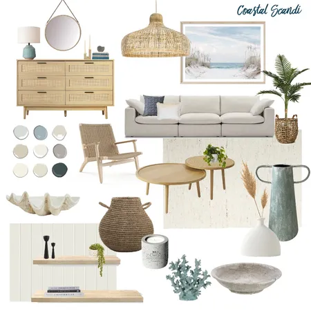 Coastal Scandi Interior Design Mood Board by tenfoldsinteriors on Style Sourcebook