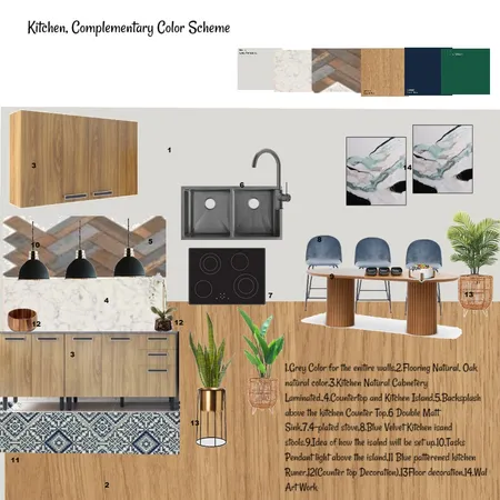 Kitchen Space Interior Design Mood Board by Asma Murekatete on Style Sourcebook