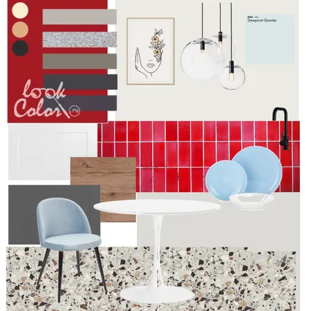 Кухня красный фартук Interior Design Mood Board by Zhanna Zhak on Style Sourcebook