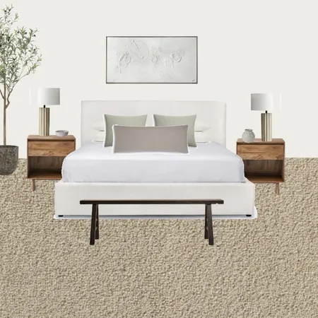 Zen Neutral Master Bedroom Interior Design Mood Board by cethia.rigg on Style Sourcebook