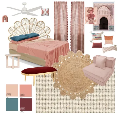 Girls bedroom IDC9 Interior Design Mood Board by elizagodkine on Style Sourcebook