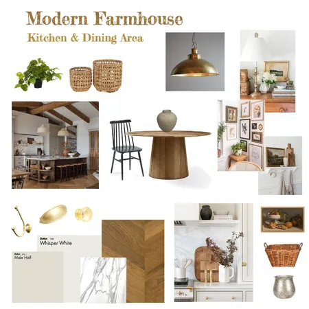 Modern Farmhouse Interior Design Mood Board by Salma Elmasry on Style Sourcebook