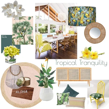 Tropical Tranquility Interior Design Mood Board by KylieW on Style Sourcebook