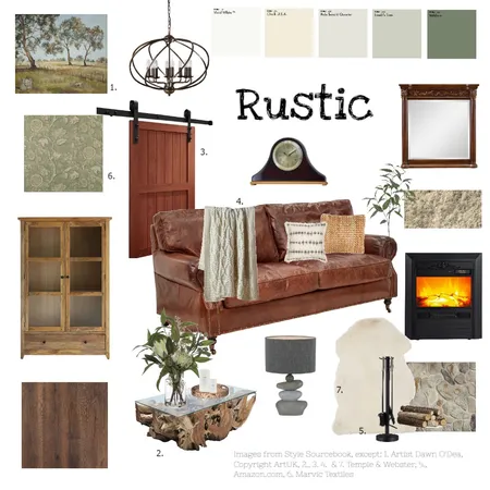 Rustic Interior Design Mood Board by Wendy Sutton on Style Sourcebook