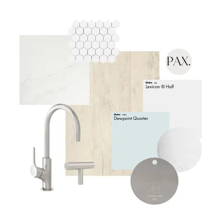 Coastal Material Board Interior Design Mood Board by PAX Interior Design on Style Sourcebook