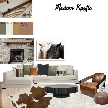 Rustic Living Interior Design Mood Board by Sarah Jennifer on Style Sourcebook