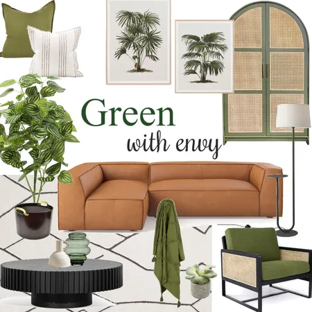 Green with envy Interior Design Mood Board by Meraki Home Design on Style Sourcebook