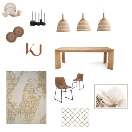 dining room beige Interior Design Mood Board by kiarajanninteriors on Style Sourcebook