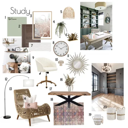 Module 9 - Study Interior Design Mood Board by Jillianmelle on Style Sourcebook