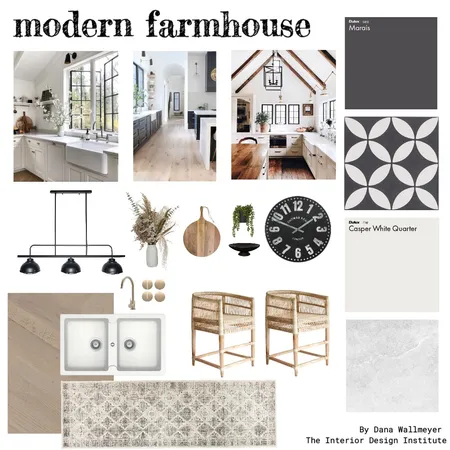 Modern Farmhouse Interior Design Mood Board by danawallmeyer on Style Sourcebook