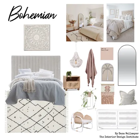 Bohemian Bedroom Interior Design Mood Board by danawallmeyer on Style Sourcebook