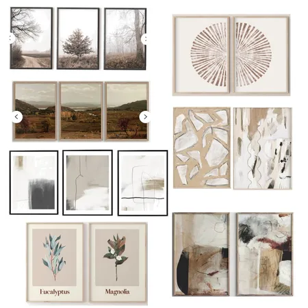 Art choices Interior Design Mood Board by Oleander & Finch Interiors on Style Sourcebook