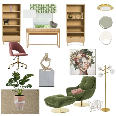 Study Interior Design Mood Board by Lucey Lane Interiors on Style Sourcebook