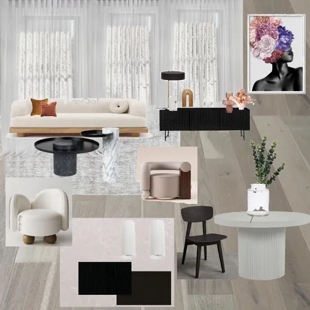 Living/Dining Interior Design Mood Board by ashkoorn on Style Sourcebook