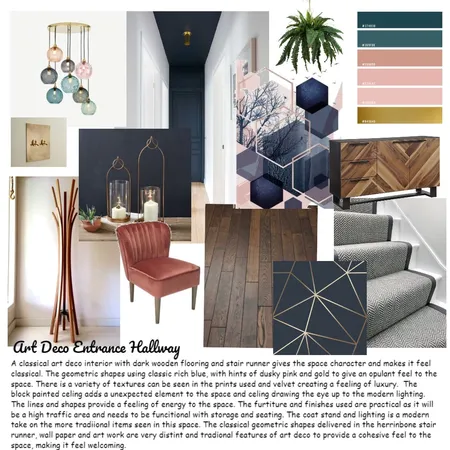 Art Deco Hallway Interior Design Mood Board by ChloeNicholson on Style Sourcebook