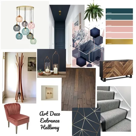 Art Deco Hallway Interior Design Mood Board by ChloeNicholson on Style Sourcebook