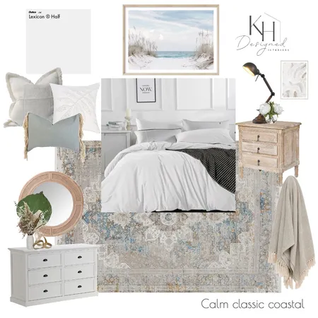 Coastal Master bedroom Interior Design Mood Board by KH Designed on Style Sourcebook