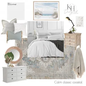 Coastal Master bedroom Interior Design Mood Board by KH Designed on Style Sourcebook