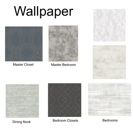 Modern Wallpaper Interior Design Mood Board by Mary Helen Uplifting Designs on Style Sourcebook