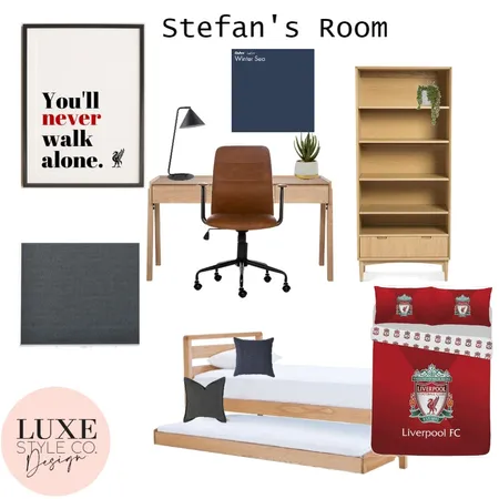 Stefans Room Interior Design Mood Board by Luxe Style Co. on Style Sourcebook