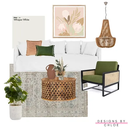 Modern Boho Interior Design Mood Board by Designs by Chloe on Style Sourcebook