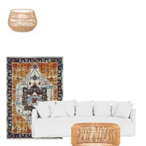 Bohemian Living Space Interior Design Mood Board by KendallRobins on Style Sourcebook