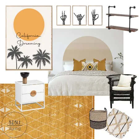 California dreaming tween bedroom Interior Design Mood Board by Sisu Styling on Style Sourcebook