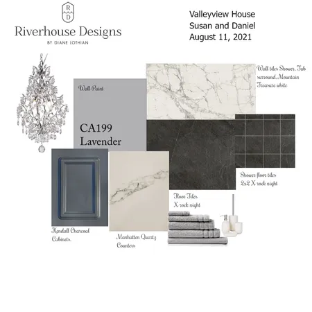 Valleyview Ensuite Interior Design Mood Board by Riverhouse Designs on Style Sourcebook