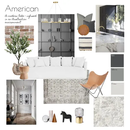 Modern American Interior Design Mood Board by Sharna Seymour on Style Sourcebook