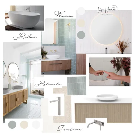 Coastal Retreat Master Bathroom Interior Design Mood Board by Lisa Hunter Interiors on Style Sourcebook