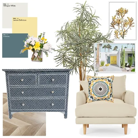 yellow blue Interior Design Mood Board by Elaina on Style Sourcebook