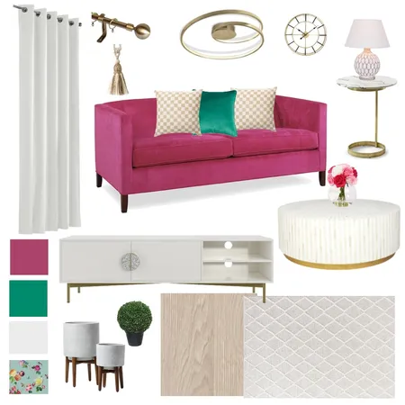 Living Room Interior Design Mood Board by Sammy Funayama on Style Sourcebook