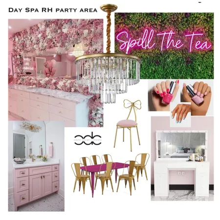 Commercial Day Spa Interior Design Mood Board by Cashe Design Company, LLC on Style Sourcebook