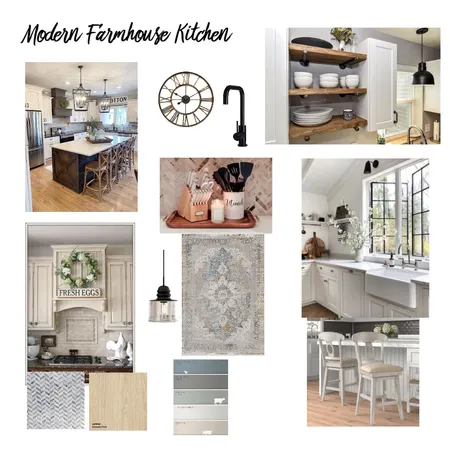 farmhouse Interior Design Mood Board by classicbarb on Style Sourcebook