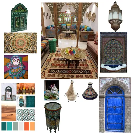 Moroccan tea in a Moroccan mood Interior Design Mood Board by mariakadmiri on Style Sourcebook