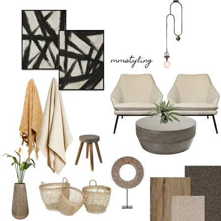 Natural Contemp Interior Design Mood Board by MM Styling on Style Sourcebook