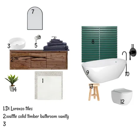 bathroom Interior Design Mood Board by naomileepile on Style Sourcebook