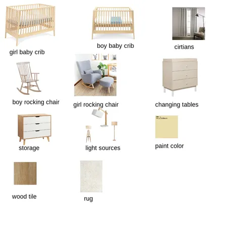 baby room Interior Design Mood Board by emerson on Style Sourcebook