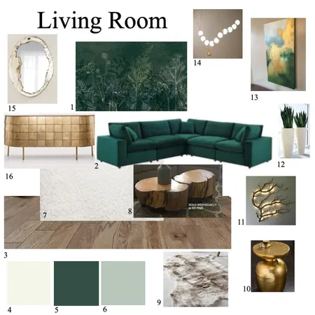 living room module 9 .3 Interior Design Mood Board by Ilja Abbattista on Style Sourcebook