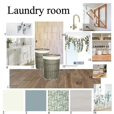 Laundry Room mod 9 Interior Design Mood Board by Ilja Abbattista on Style Sourcebook