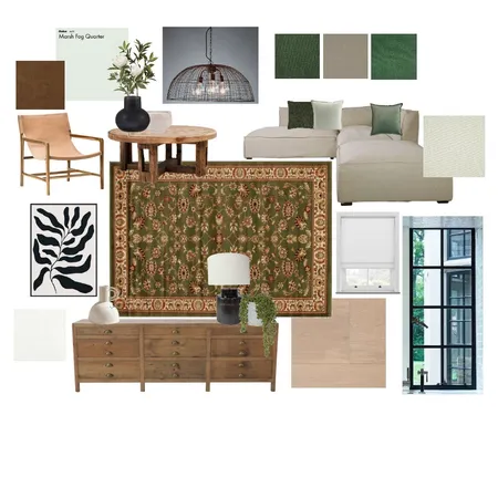Contemporary Craftsman Living room Interior Design Mood Board by Jessica Kerwin on Style Sourcebook