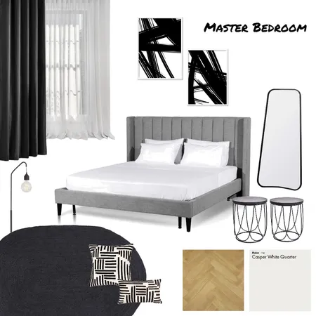 Master Bedroom Sample Board Interior Design Mood Board by Ish on Style Sourcebook