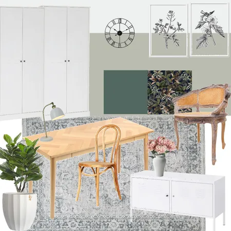 Home Office - Dark Rug Interior Design Mood Board by MrsLofty on Style Sourcebook