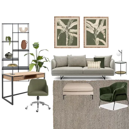 Upstairs Living/Study Interior Design Mood Board by Lillians Design & Styling on Style Sourcebook