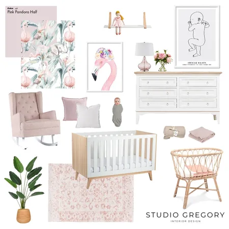 Baby Girls Room - Studio Gregory Interior Design Mood Board by savannahgregory on Style Sourcebook