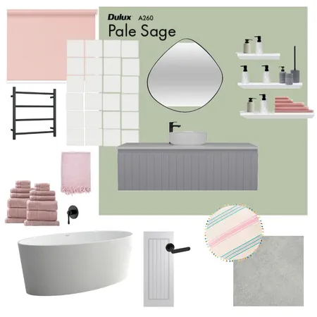 spring bathroom Interior Design Mood Board by bezliz on Style Sourcebook