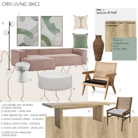 LIVING - DINING Interior Design Mood Board by MANUELACREA on Style Sourcebook