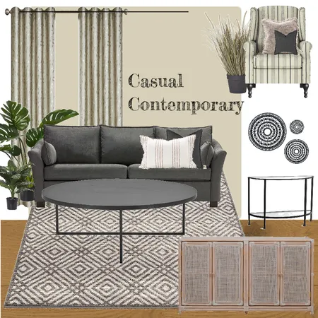 Casual Contemporary Interior Design Mood Board by mambro on Style Sourcebook